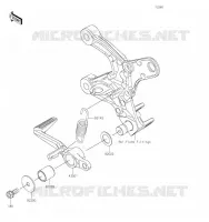 PEDALE DE FREIN/TORQUE LINK pour Kawasaki Z900RS 2019