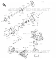 POMPE A HUILE/FILTRE &Agrave; HUILE pour Kawasaki Z900RS 2019