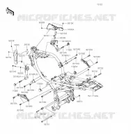 SUPPORT MOTEUR pour Kawasaki Z900RS 2019