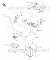 SYSTEME D'EVAPORATION CARBURANT(CA) pour Kawasaki Z900RS 2019