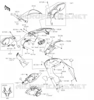 CARENAGE pour Kawasaki NINJA ZX-10R SE 2019