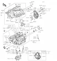 CARTER MOTEUR(S) pour Kawasaki NINJA ZX-10R SE 2019