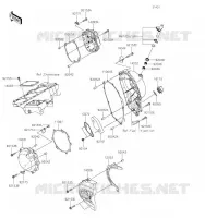 COUVERCLES MOTEUR pour Kawasaki NINJA ZX-10R SE 2019