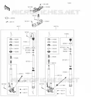 FOURCHE pour Kawasaki NINJA ZX-10R SE 2019