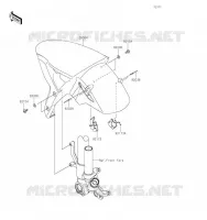 GARDE BOUE AVANT pour Kawasaki NINJA ZX-10R SE 2019