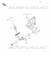 PEDALE DE FREIN pour Kawasaki NINJA ZX-10R SE 2019
