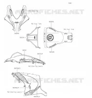 STICKER pour Kawasaki NINJA ZX-10R SE 2019