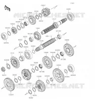 TRANSMISSION pour Kawasaki NINJA ZX-10R SE 2019