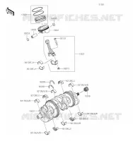VILEBREQUIN/PISTON pour Kawasaki NINJA ZX-10R SE 2019
