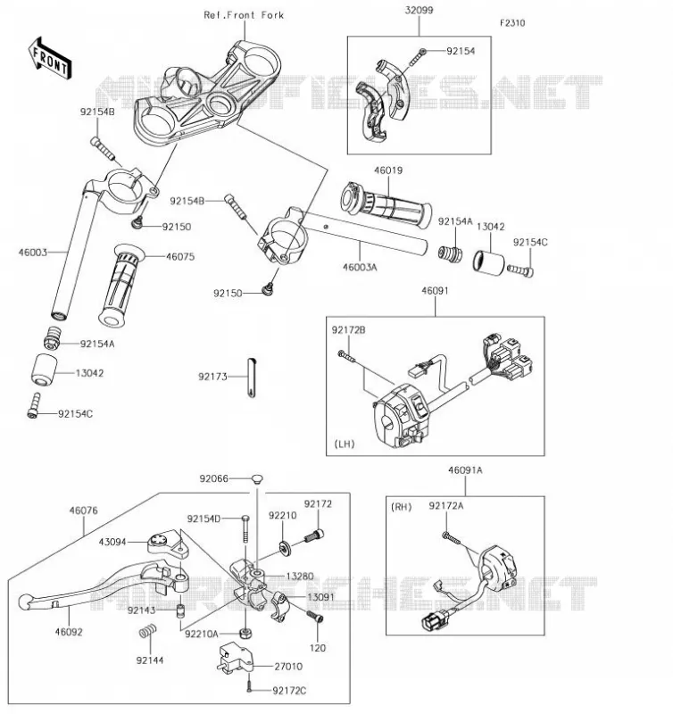 GUIDON Kawasaki MOTOS 600 2019 NINJA ZX-6R  ZX636GKF