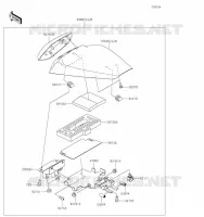 Accessory(Pillion Seat Cover) pour Kawasaki NINJA ZX-6R 2019