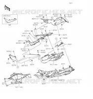 CACHE LAT&Eacute;RAL pour Kawasaki NINJA ZX-6R 2019