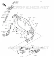 CH&Acirc;SSIS pour Kawasaki NINJA ZX-6R 2019