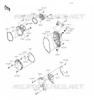 COUVERCLES MOTEUR pour Kawasaki NINJA ZX-6R 2019