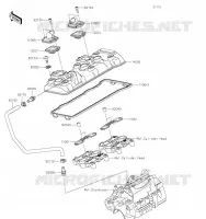 COUVRE CULASSE pour Kawasaki NINJA ZX-6R 2019