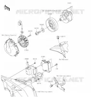 G&Eacute;N&Eacute;RATEUR pour Kawasaki NINJA ZX-6R 2019