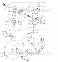 MAITRE CYLINDRE AV pour Kawasaki NINJA ZX-6R 2019
