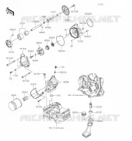 POMPE A HUILE/FILTRE &Agrave; HUILE pour Kawasaki NINJA ZX-6R 2019