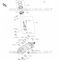 VILEBREQUIN/PISTON pour Kawasaki NINJA ZX-6R 2019