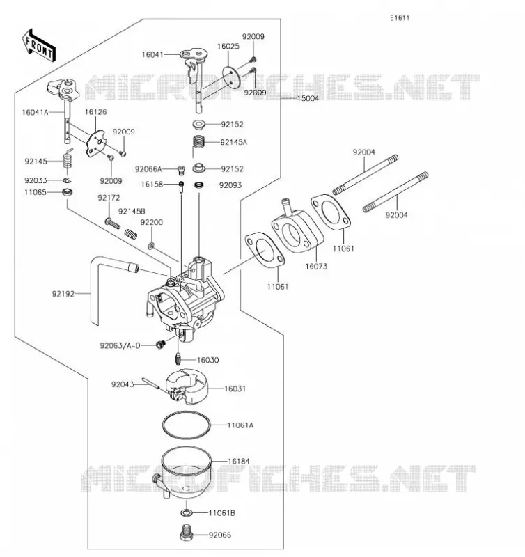 CARBURATEUR Kawasaki SSV 400 2019 MULE SX  KAF400HKF