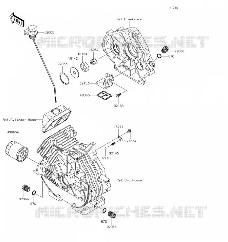 POMPE A HUILE Kawasaki SSV 400 2019 MULE SX  KAF400JKF