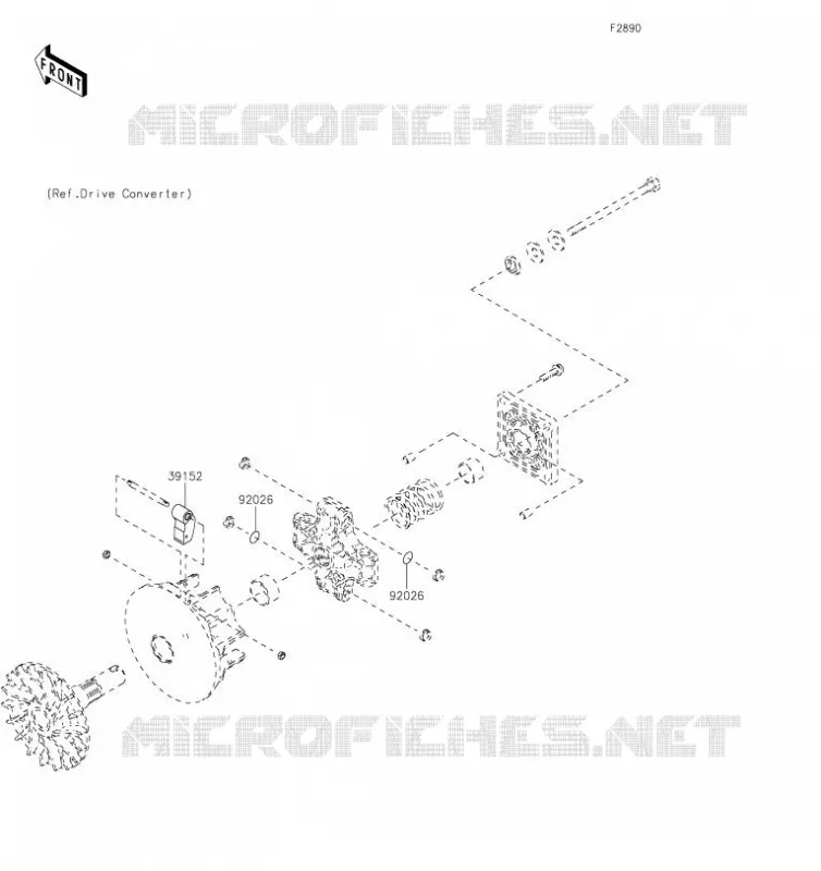 PIECE EN OPTION(MOTEUR) Kawasaki SSV 400 2019 MULE SX  KAF400PKS