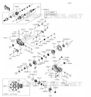 ARBRE DE TRANSMISSION AVANT pour Kawasaki TERYX 2019