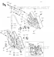 CARTER MOTEUR(S) pour Kawasaki KLX110L 2019