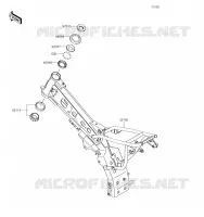 CH&Acirc;SSIS pour Kawasaki KLX110L 2019