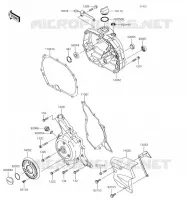 COUVERCLES MOTEUR pour Kawasaki KLX110L 2019