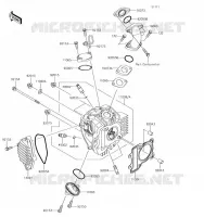 CULASSE pour Kawasaki KLX110L 2019