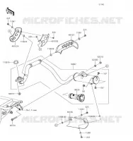 &Eacute;CHAPPEMENT pour Kawasaki KLX110L 2019