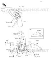 GARDE BOUE pour Kawasaki KLX110L 2019