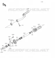 MECANISME DE KICK pour Kawasaki KLX110L 2019