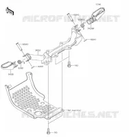 REPOSE PIED pour Kawasaki KLX110L 2019