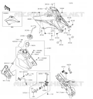 RESERVOIR CARBURANT pour Kawasaki KLX110L 2019