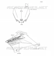 STICKER pour Kawasaki KLX110L 2019