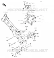 SUPPORT MOTEUR pour Kawasaki KLX110L 2019