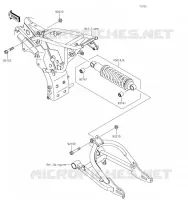 SUSPENSION/AMORTISSEUR pour Kawasaki KLX110L 2019