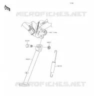 BEQUILLES pour Kawasaki KLX140 2019