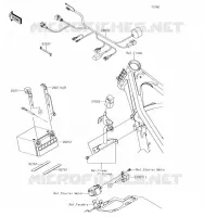 CHASSIS EQUIPMENT ELECTRIQUE pour Kawasaki KLX140 2019