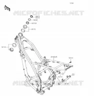 CH&Acirc;SSIS pour Kawasaki KLX140 2019