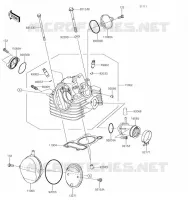 CULASSE pour Kawasaki KLX140 2019