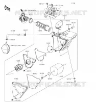 FILTRE A AIR pour Kawasaki KLX140 2019
