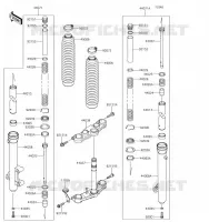 FOURCHE pour Kawasaki KLX140 2019