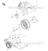 G&Eacute;N&Eacute;RATEUR pour Kawasaki KLX140 2019