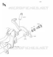 PEDALE DE FREIN pour Kawasaki KLX140 2019