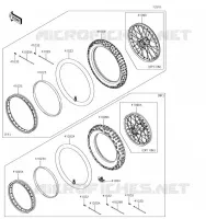 ROUE/PNEUS pour Kawasaki KLX140 2019