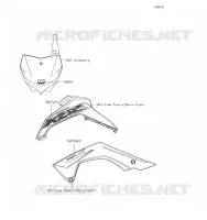 STICKER pour Kawasaki KLX140 2019