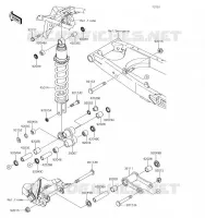 SUSPENSION/AMORTISSEUR pour Kawasaki KLX140 2019
